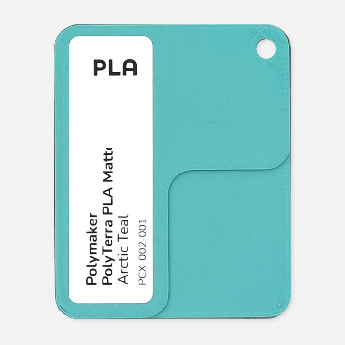 PCX-002-001, PolyTerra PLA, Arctic Teal