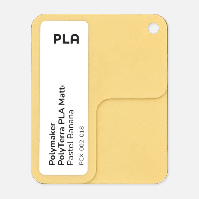 PCX-002-018, PolyTerra PLA, Pastel Banana