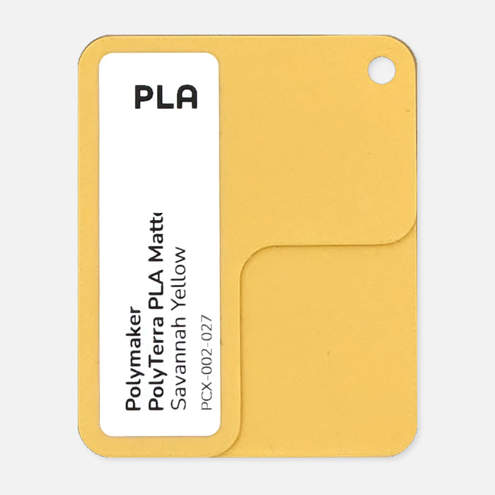 PCX-002-027, PolyTerra PLA, Savannah Yellow