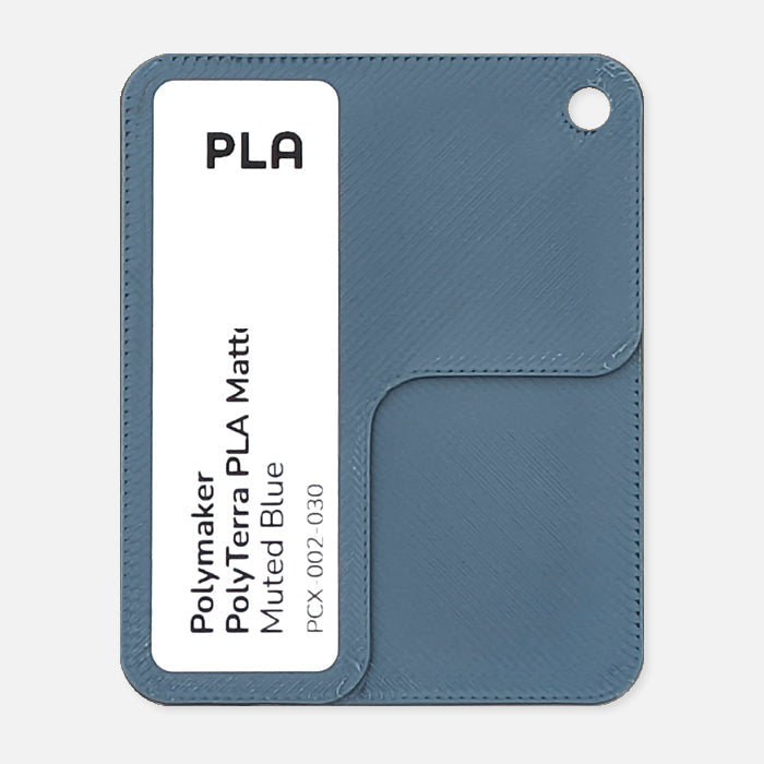 PCX-002-030, PolyTerra PLA, Muted Blue