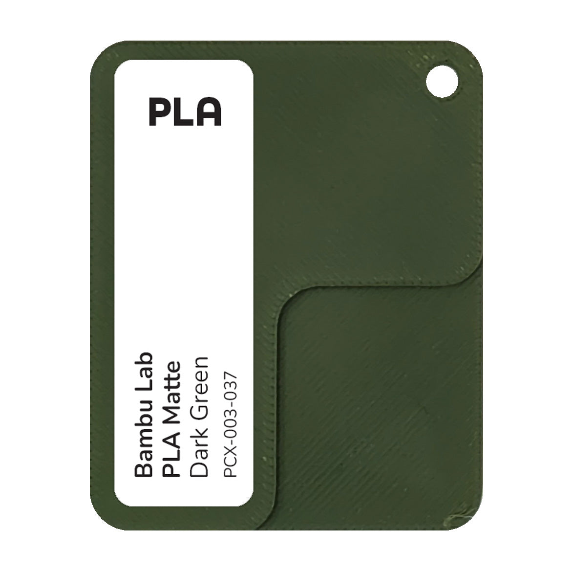 PCX-003-037, Bambu Lab PLA, Dark Green