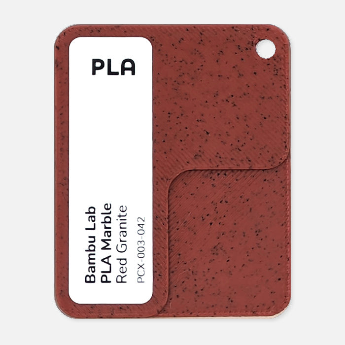 PCX-003-042, Bambu Lab PLA, Red Granite