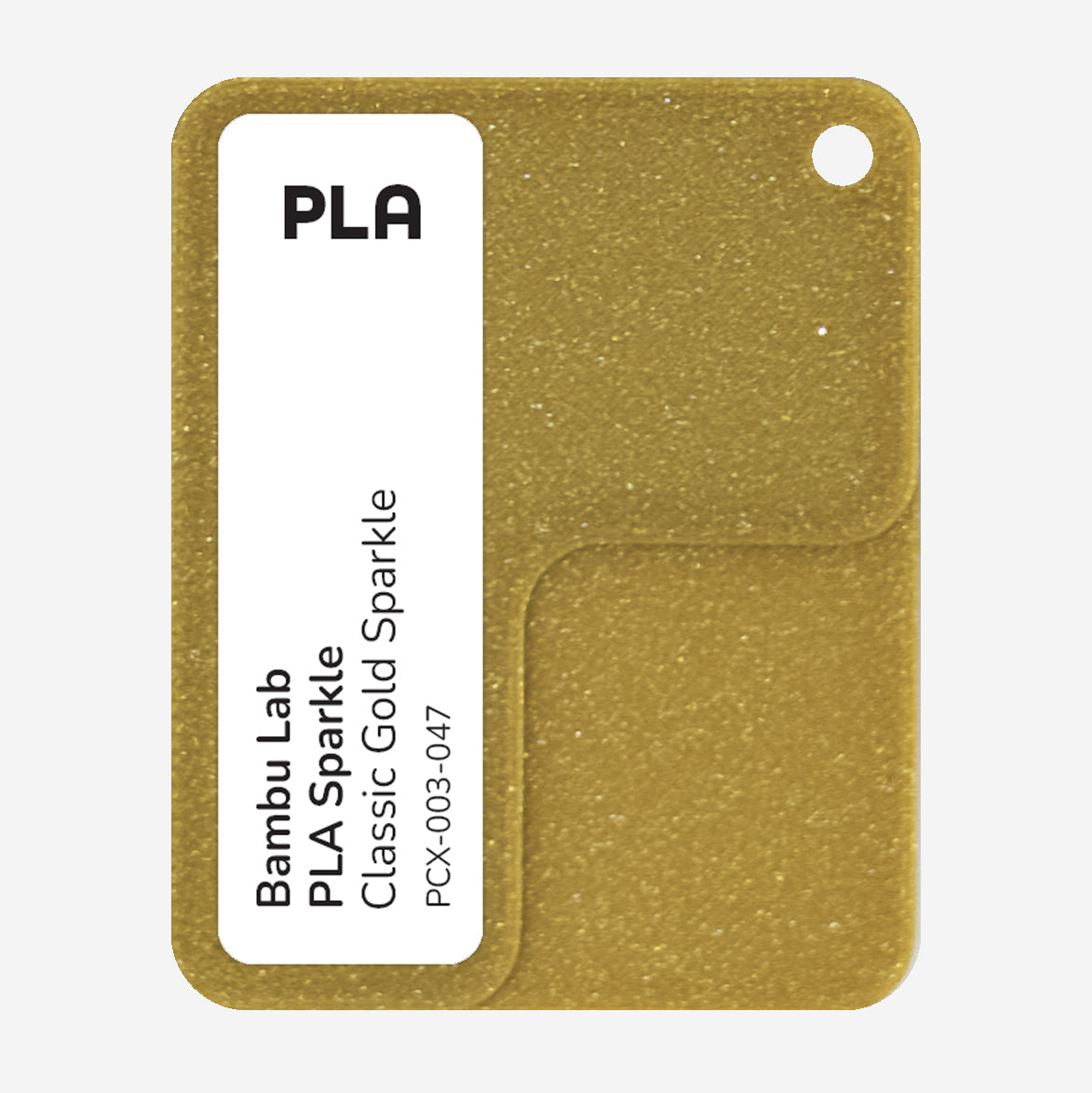 PCX-003-047, Bambu Lab PLA Sparkle, Classic Gold Sparkle