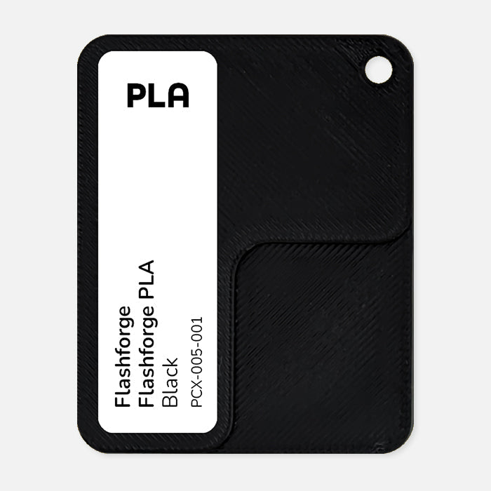 PCX-005-001, Flashforge PLA, Black