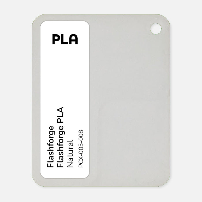 PCX-005-008, Flashforge PLA, Natural