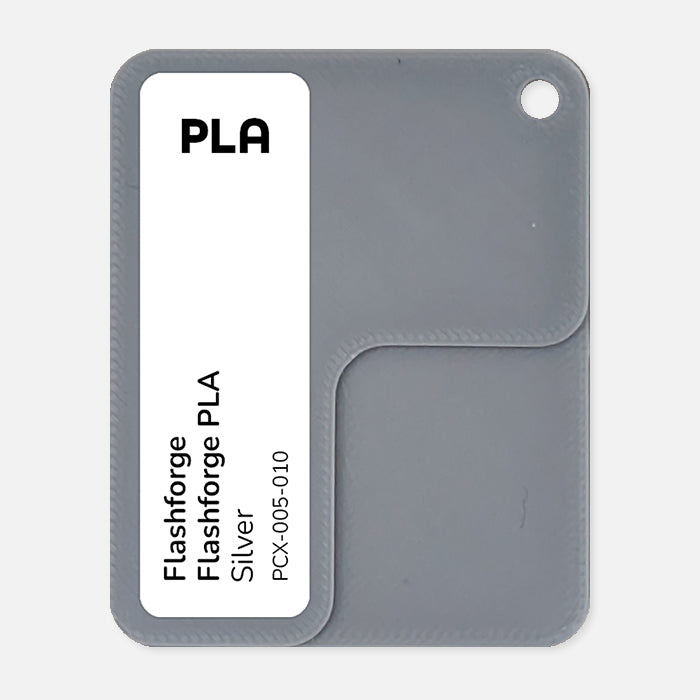 PCX-005-010, Flashforge PLA, Silver
