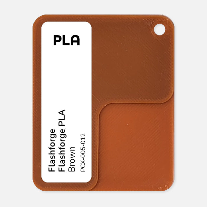 PCX-005-012, Flashforge PLA, Brown
