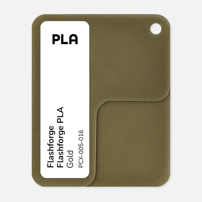 PCX-005-016, Flashforge PLA, Gold