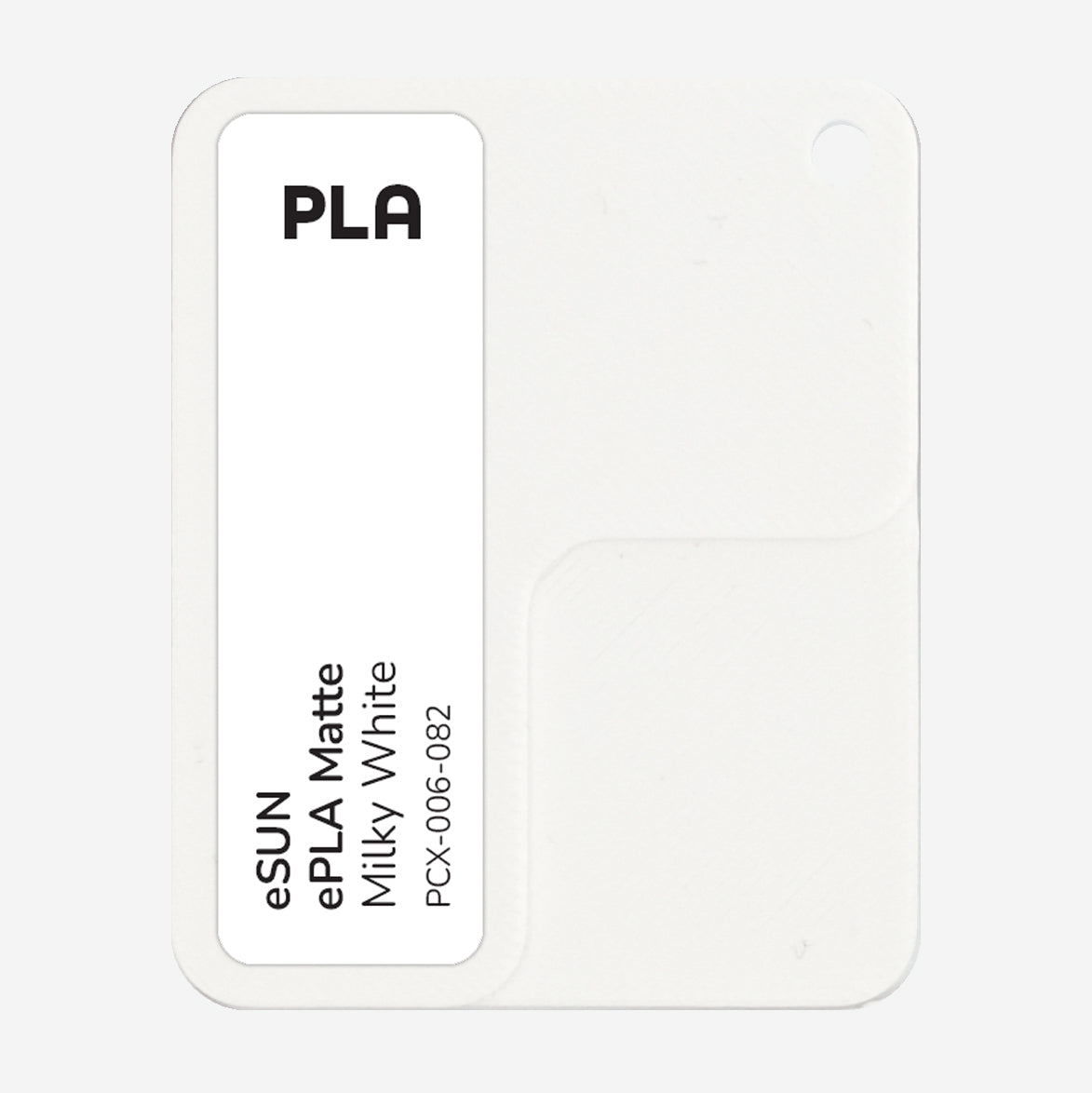 PCX-006-082, ePLA Matte, Milky White