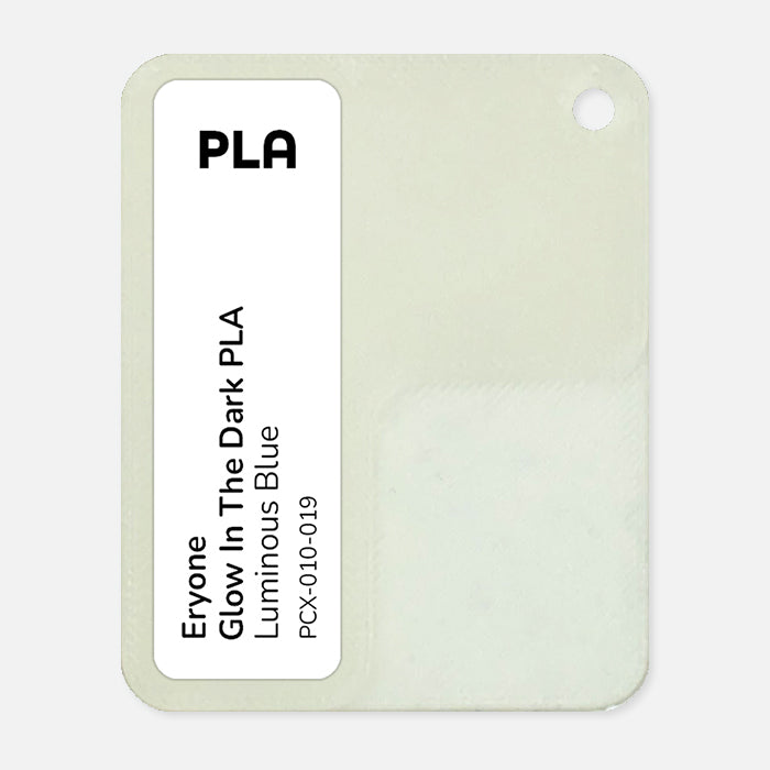 PCX-010-019, ERYONE Glow PLA, Luminous Blue