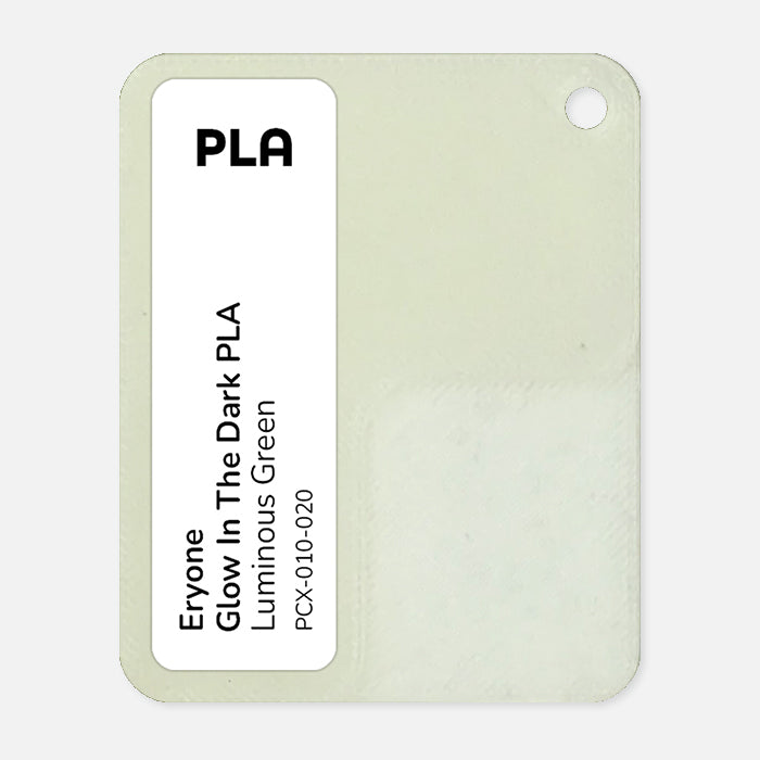 PCX-010-020, ERYONE Glow PLA, Luminous Green
