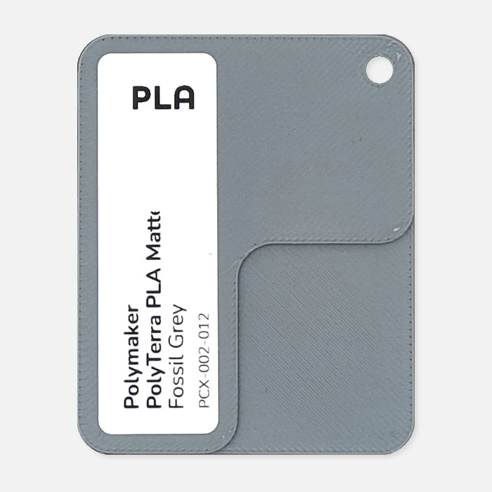 PCX-002-012, PolyTerra PLA, Fossil Grey