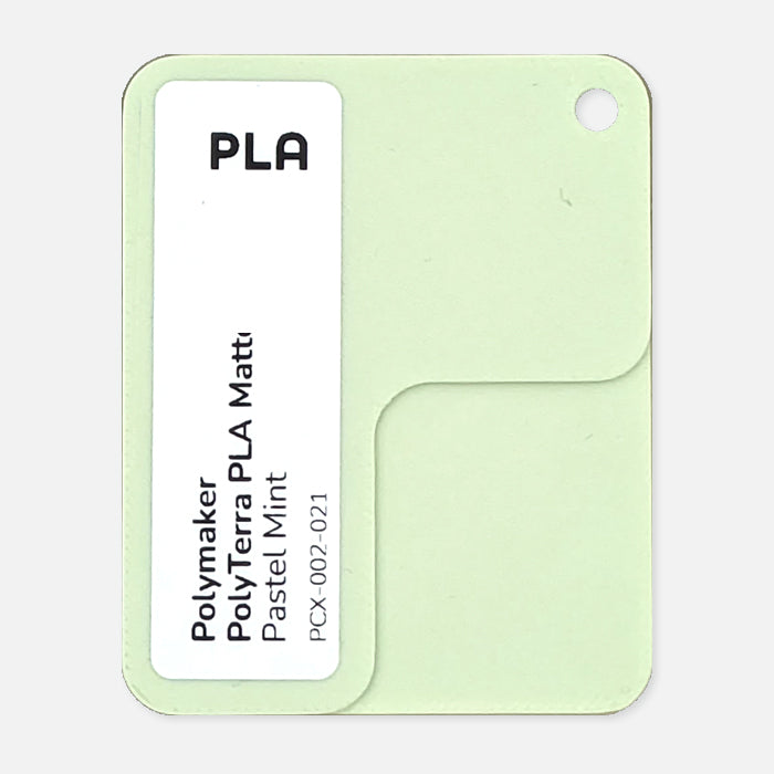 PCX-002-021, PolyTerra PLA, Pastel Mint