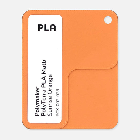 PCX-002-028, PolyTerra PLA, Sunrise Orange