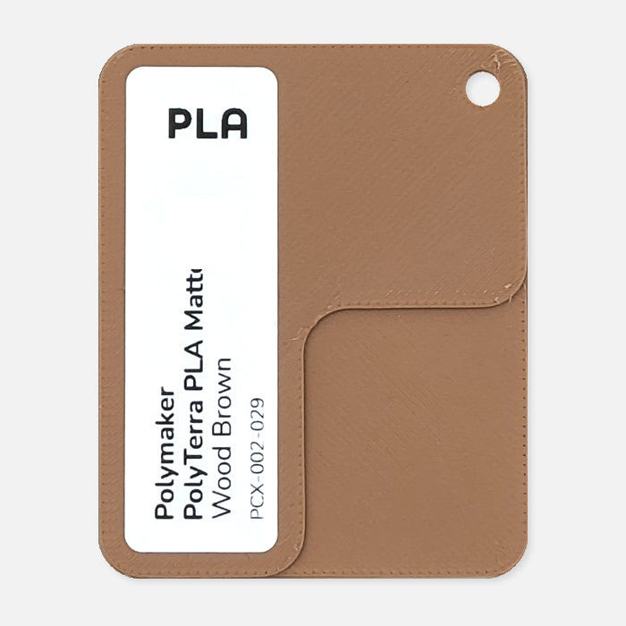 PCX-002-029, PolyTerra PLA, Wood Brown