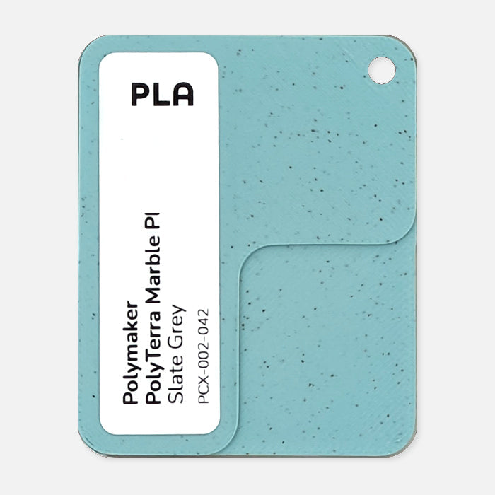 PCX-002-042, PolyTerra Marble PLA, Slate Grey