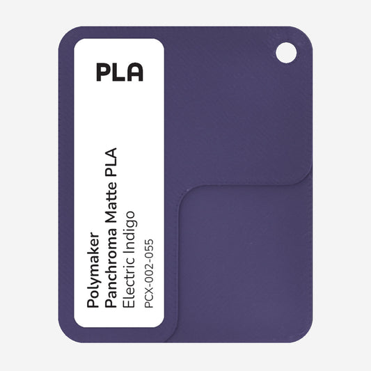 PCX-002-055,  Panchroma Matte PLA, Electric Indigo