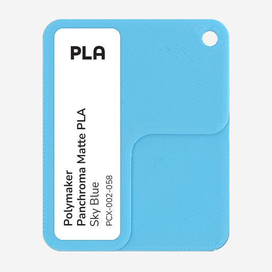 PCX-002-058,  Panchroma Matte PLA, Sky Blue