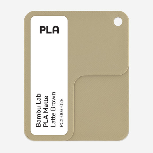 PCX-003-028,  Bambu Lab PLA, Latte Brown