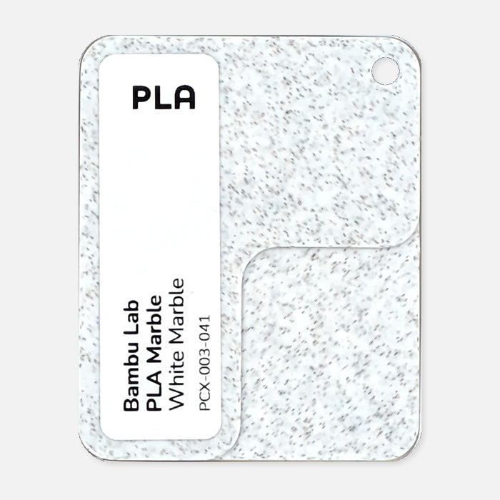 PCX-003-041, Bambu Lab PLA, White Marble