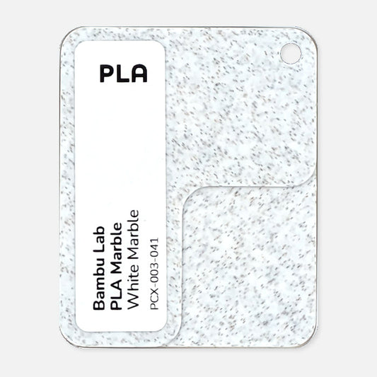 PCX-003-041, Bambu Lab PLA, White Marble