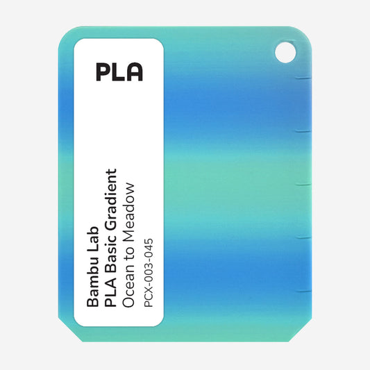 PCX-003-045,  Bambu Lab PLA, Ocean to Meadow