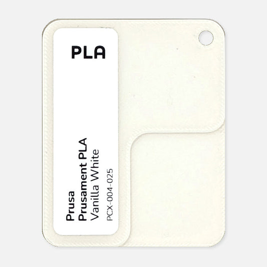 PCX-004-025, Prusament PLA, Vanilla White