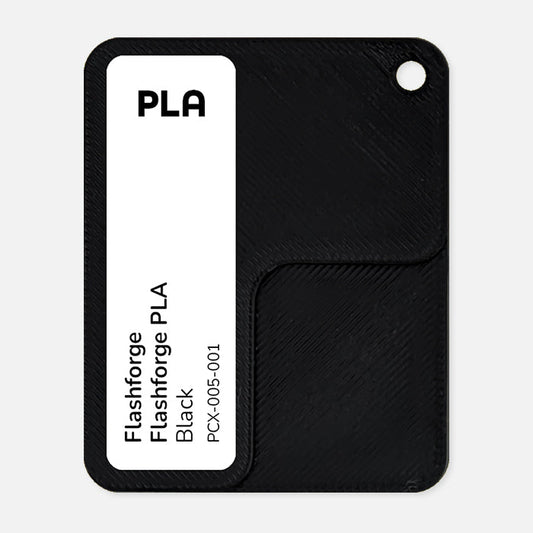 PCX-005-001,  Flashforge PLA, Black