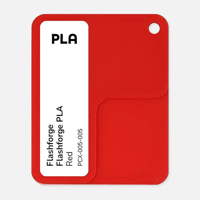 PCX-005-005,  Flashforge PLA, Red