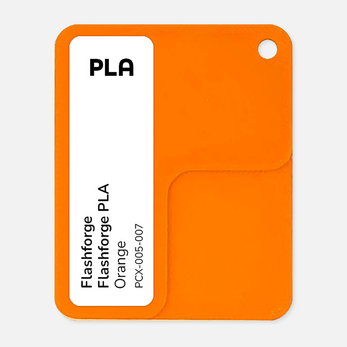 PCX-005-007,  Flashforge PLA, Orange
