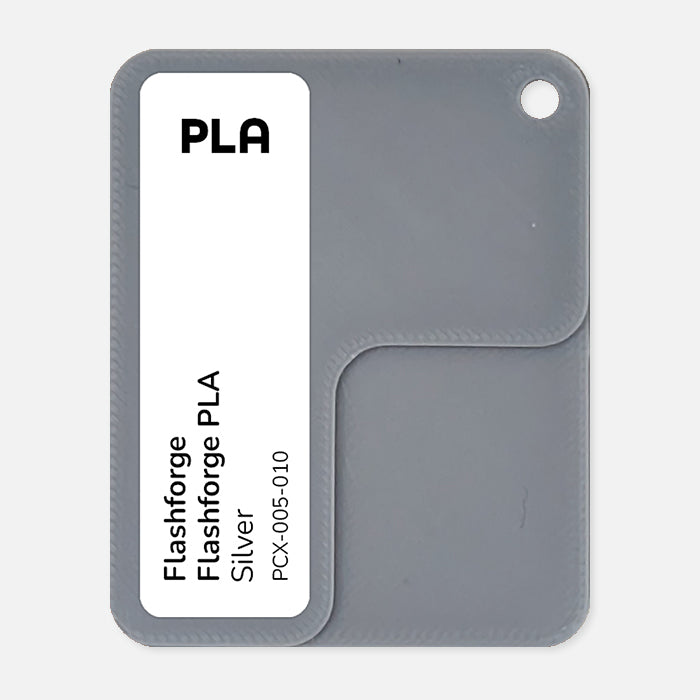 PCX-005-010,  Flashforge PLA, Silver