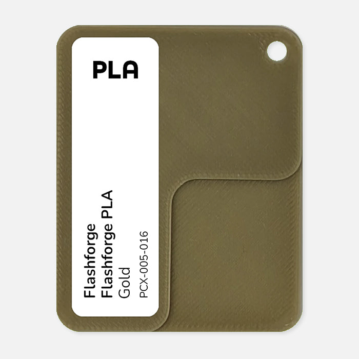 PCX-005-016,  Flashforge PLA, Gold
