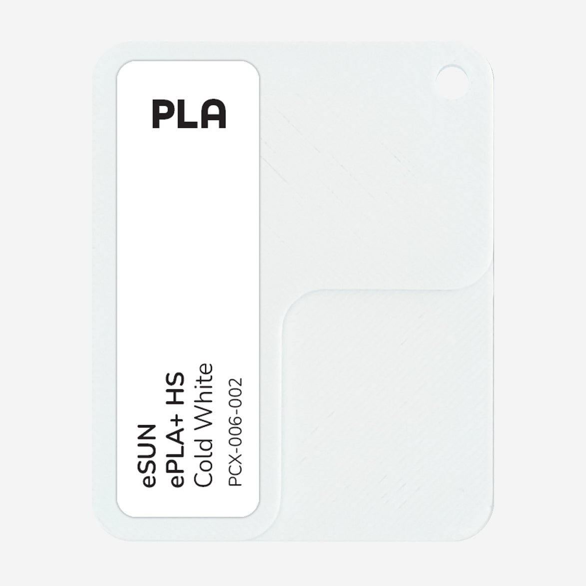 PCX-006-002,  eSUN PLA+ HS, Cold White