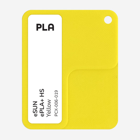 PCX-006-019,  eSUN PLA+ HS, Yellow