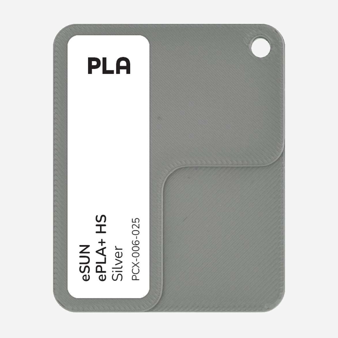 PCX-006-025,  eSUN PLA+ HS, Silver