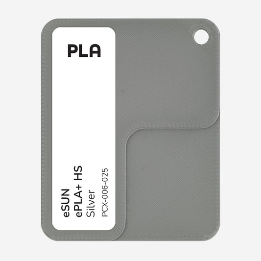PCX-006-025,  eSUN PLA+ HS, Silver