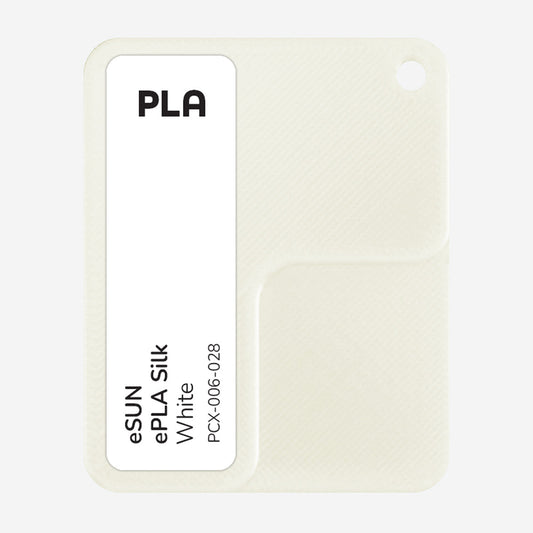 PCX-006-028,  ePLA Silk, White