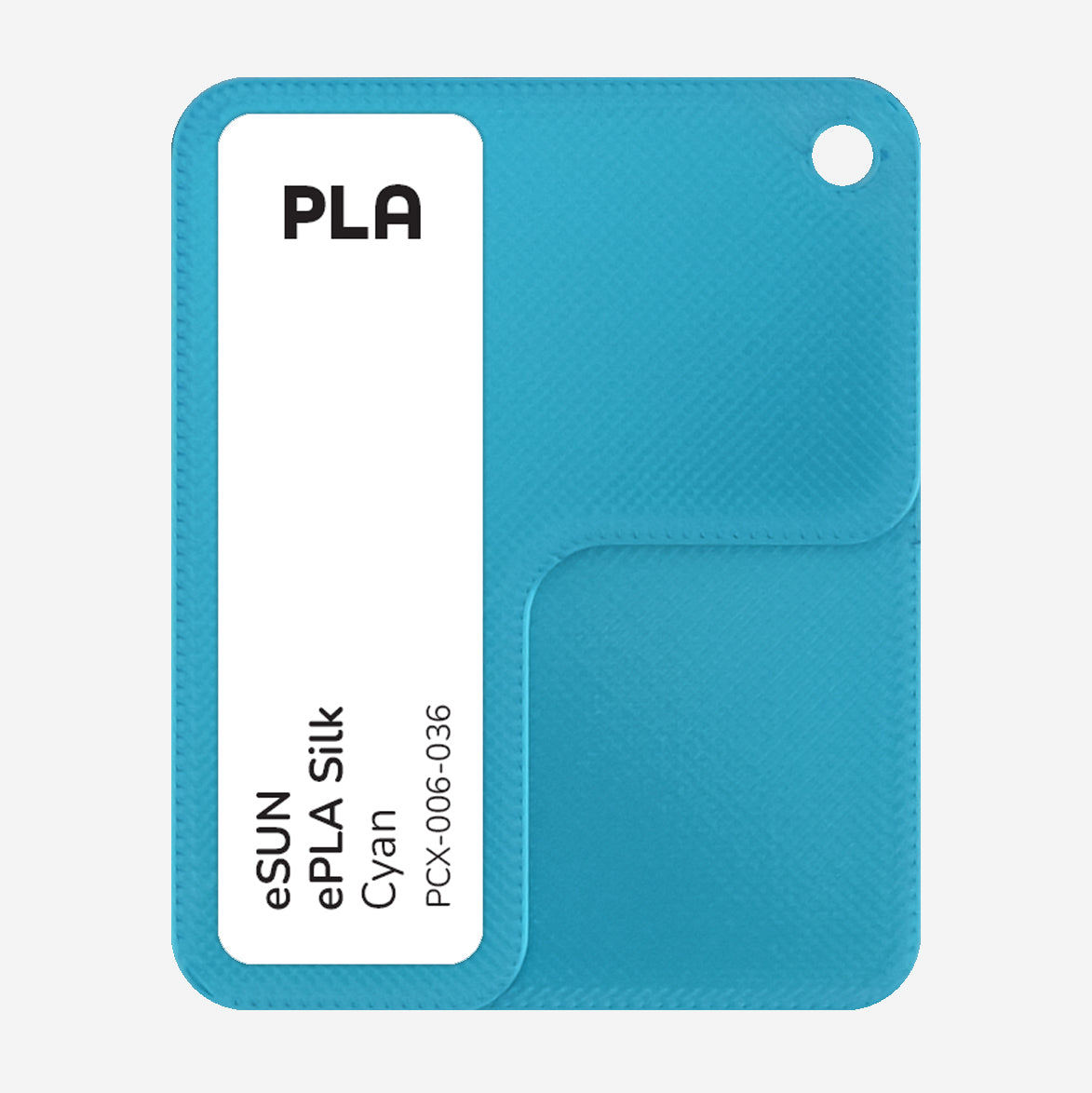PCX-006-036,  ePLA Silk, Cyan
