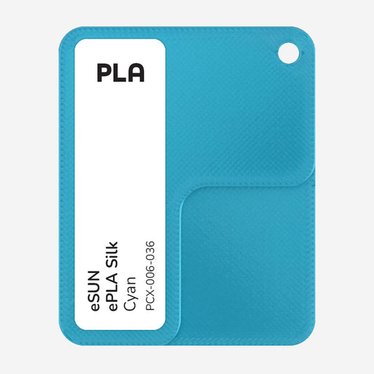 PCX-006-036,  ePLA Silk, Cyan