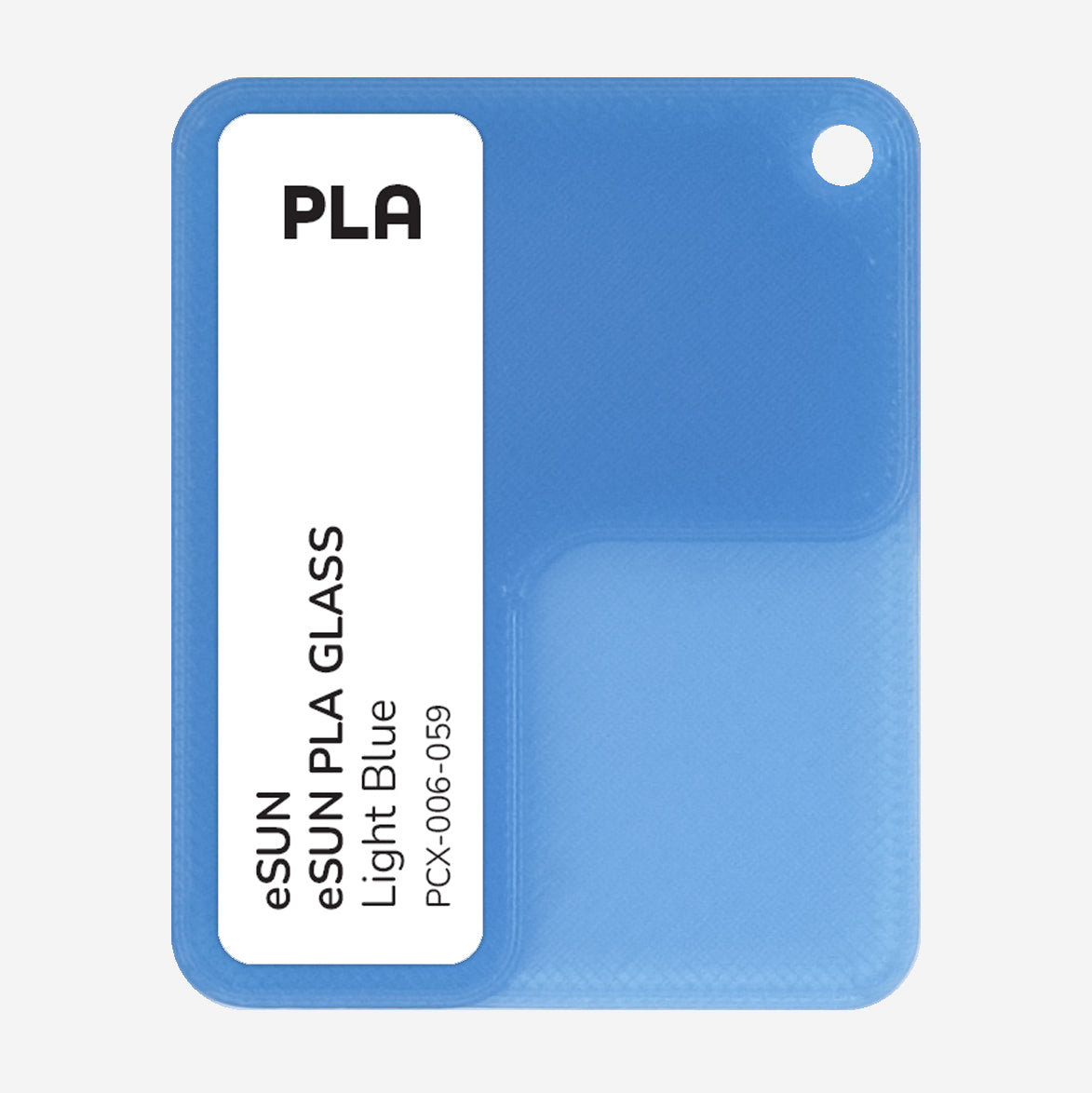 PCX-006-059,  eSUN Glass PLA, Light Blue