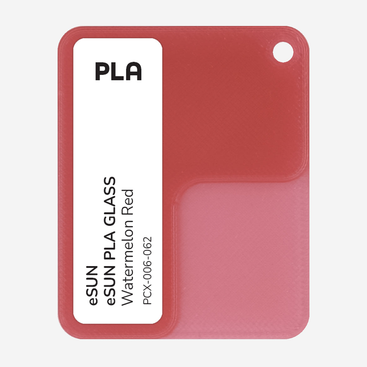 PCX-006-062,  eSUN Glass PLA, Watermelon Red