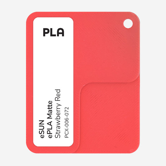 PCX-006-072,  ePLA Matte, Strawberry Red