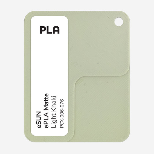 PCX-006-076,  ePLA Matte, Light Khaki
