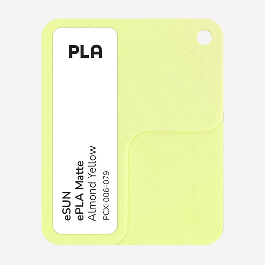 PCX-006-079,  ePLA Matte, Almond Yellow